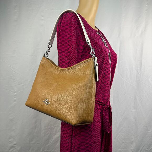 Coach CT850 Laurel Shoulder Bag In Colorblock - Picture 1 of 13